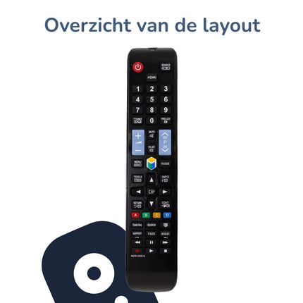 Bedienbaas afstandsbediening geschikt voor Samsung AA59-00581A TV
