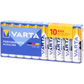 Bijpassende 10x AAA batterij Varta Performance Alkaline