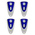 4x Bedienbaas afstandsbediening geschikt voor Novoferm 502/504/512 433 MHz