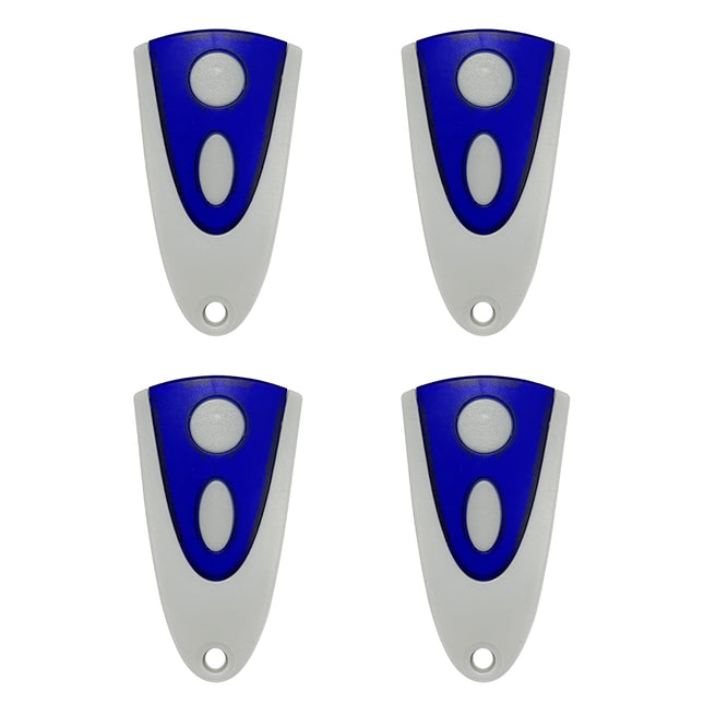 Bedienbaas afstandsbediening geschikt voor Novoferm 4x - 502/504/512 & MAX/Mix/MTR 433 MHz modellen - Alleafstandsbedieningen.nl