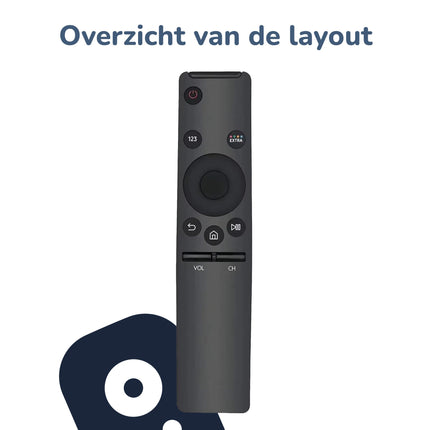 Bedienbaas Afstandsbediening geschikt voor Samsung BN59 - 01259B - IR Bediening – Vervanging Remote - Alleafstandsbedieningen.nl