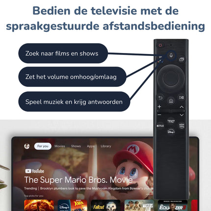 Bedienbaas Solar Afstandsbediening geschikt voor BN59 - 01358B - Samsung TV’s - Alleafstandsbedieningen.nl