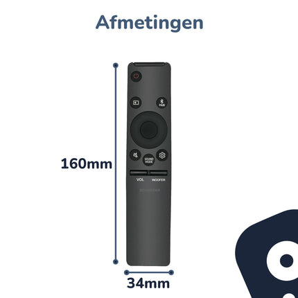 Bedienbaas Soundbar Afstandsbediening - Geschikt voor Samsung - AH59 - 02767A - Alleafstandsbedieningen.nl