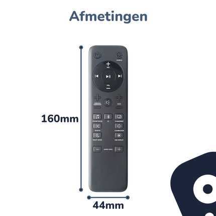 Bedienbaas – Soundbar Afstandsbediening – JBL Bar 2.1 / 3.1 / 5.1 vervanging – Geen installatie - Alleafstandsbedieningen.nl