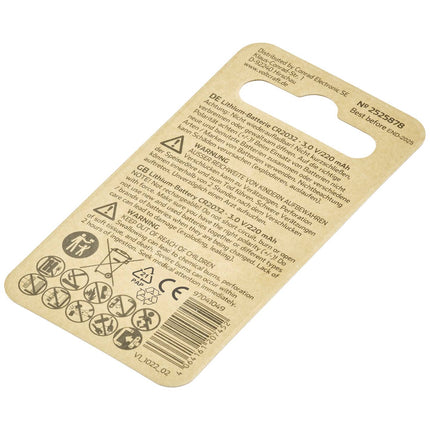 Bijpassende CR2032 Knoopcel batterij van VOLTCRAFT - Alleafstandsbedieningen.nl