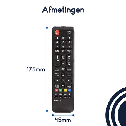 Ibley Afstandsbediening voor BN59 - 01175N - Geschikt voor Samsung TV’s - Alleafstandsbedieningen.nl