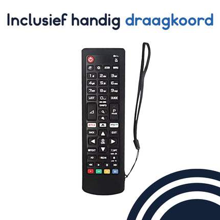 Ibley Beschermhoes geschikt voor LG AKB76037605/AKB75095308 afstandsbediening (Lichtblauw) - Alleafstandsbedieningen.nl