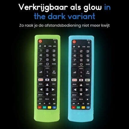 Ibley Beschermhoes geschikt voor LG AKB76037605/AKB75095308 afstandsbediening (Lichtblauw) - Alleafstandsbedieningen.nl