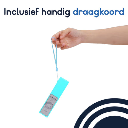 Ibley Beschermhoes geschikt voor Samsung BN59 - 01358B afstandsbediening (Blauw) - Alleafstandsbedieningen.nl