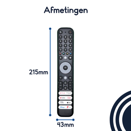 Ibley Universele TCL Afstandsbediening - Geschikt voor TCL TV’s - Plug & Play - Alleafstandsbedieningen.nl